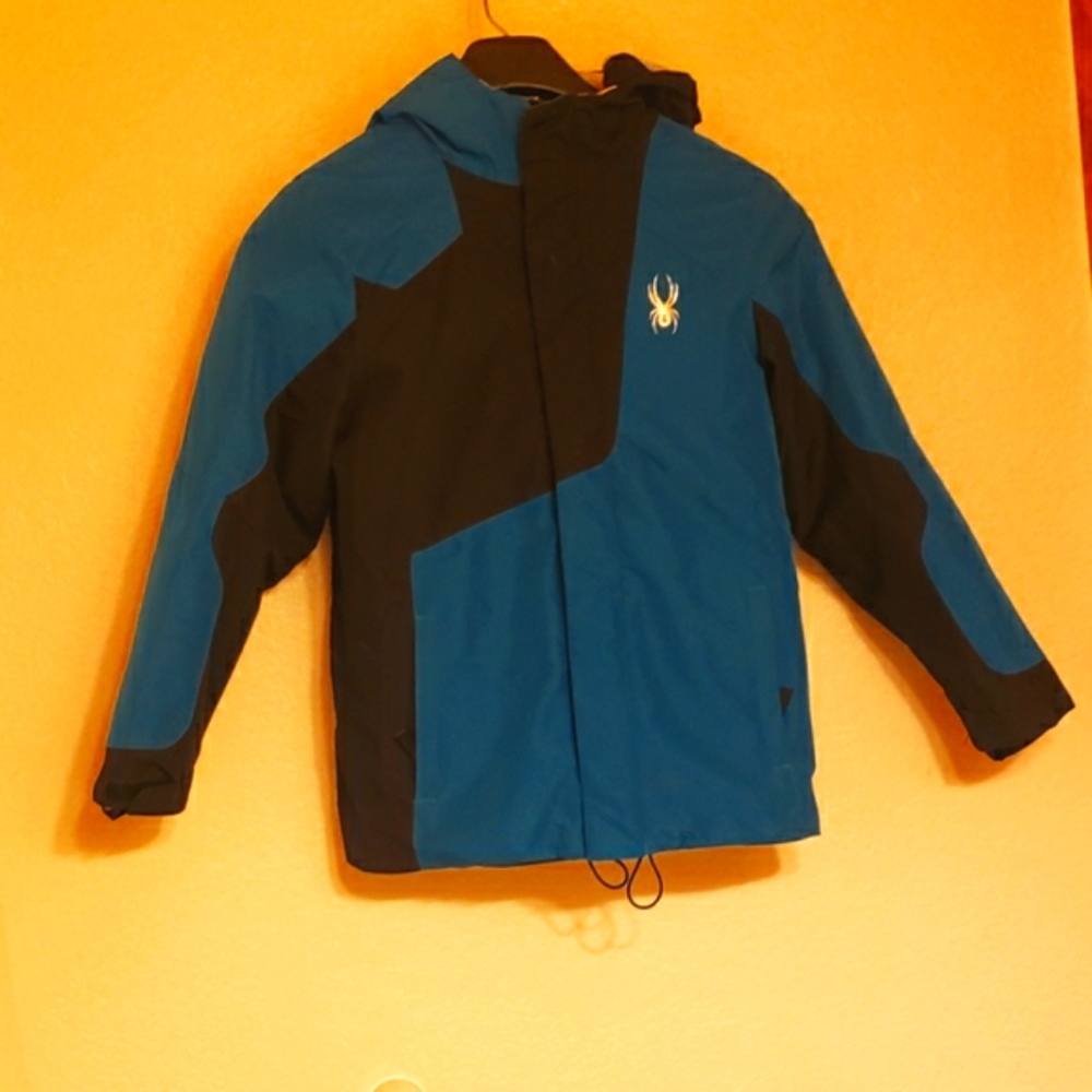 Spyder kids large ski  jacket in EUC. Excellent condition.